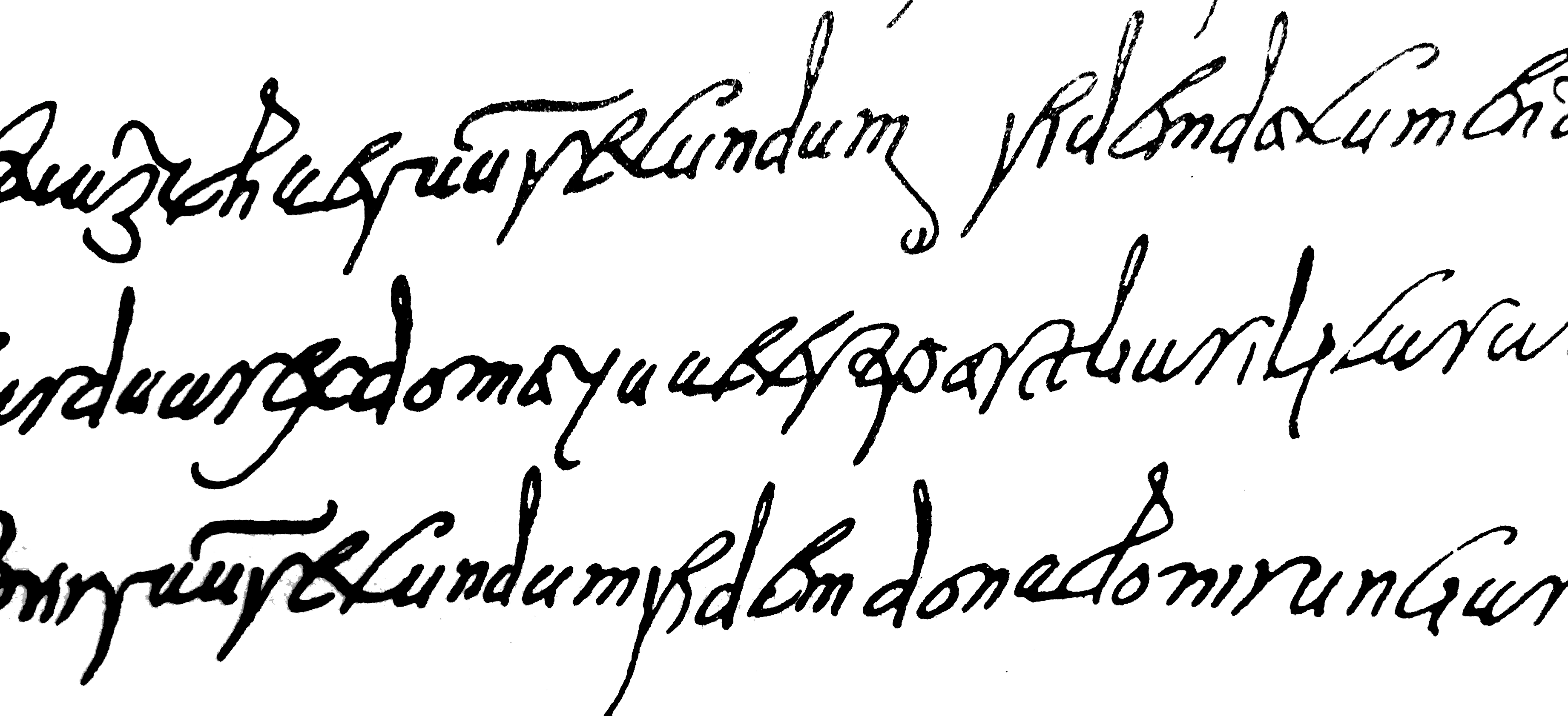 Roman handwriting from the 6th century
